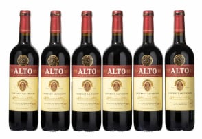 Alto; Cabernet Sauvignon; 2015; 12 (2 x 6); 750ml