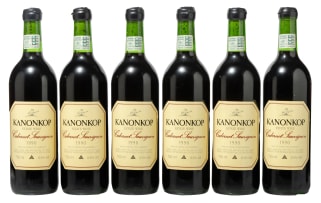 Kanonkop; Cabernet Sauvignon; 1990; 6 (1 x 6); 750ml