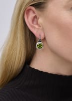Peter Gilder; Peridot drop earrings