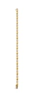 Peter Gilder; Gold bead tennis style bracelet