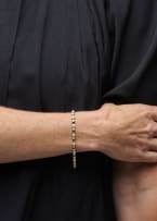 Peter Gilder; Gold bead tennis style bracelet