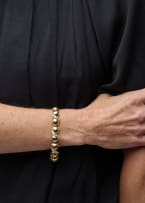 Domed link bracelet