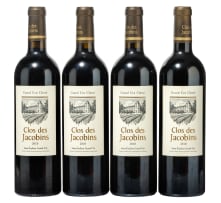 Clos des Jacobins; Saint-Émilion; 2010; 4 (1 x 4); 750ml