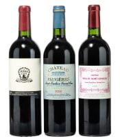 Bordeaux Collection; Le Dôme, Moulin Saint-Georges, Péby Faugères; 2000; 3 (1 x 3); 750ml