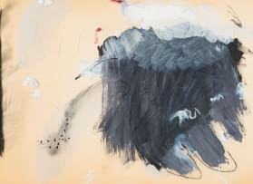Jo Smail; Abstract Composition in Blue and Grey