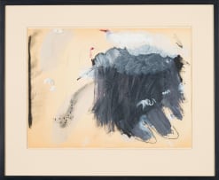 Jo Smail; Abstract Composition in Blue and Grey