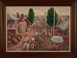 Gerard Sekoto; Horse and Cart, Sophiatown