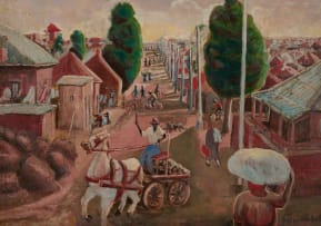 Gerard Sekoto; Horse and Cart, Sophiatown