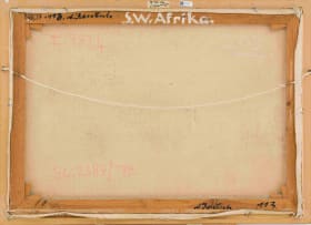 Adolph Jentsch; S.W. Afrika Landscape