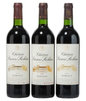 Prieuré-Lichine; Margaux; 1998, 1999, 2001; 3 (1 x 3); 750ml