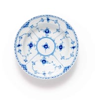 'Blue fluted Half Lace' porcelain dinner service, Denmark