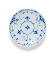 'Blue fluted Half Lace' porcelain dinner service, Denmark