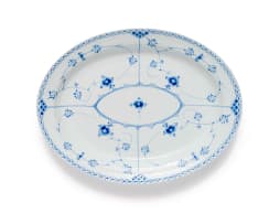 'Blue fluted Half Lace' porcelain dinner service, Denmark