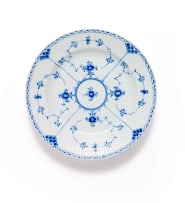 'Blue fluted Half Lace' porcelain dinner service, Denmark