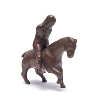 Wilma Cruise; Horse and Hooded Rider