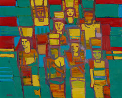 Walter Battiss; Figures in Yellow