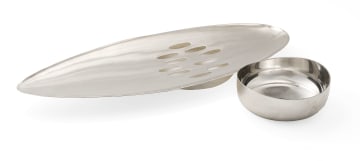 A Christofle Gallia silver-plated flower holder, Lino Sabattini, c.1960