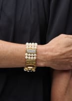 Charles Greig; Pearl and diamond bracelet