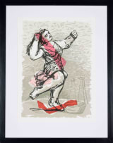 William Kentridge; Dancer in Red Sash