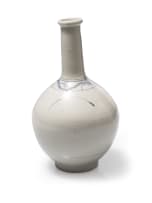 Pair of Japanese Tokkuri sake bottles