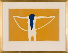 Walter Battiss; Girl Skipping