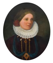 British School, 19th Century; Portrait of a Lady