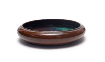Globe Potteries; Dish with inverted rim