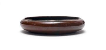 Globe Potteries; Dish with inverted rim