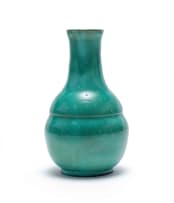 Linn Ware; Bulbous vase with elongated neck