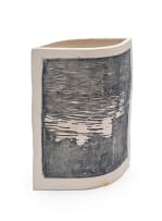 Jan Tshikuthula and Chuma Maweni; Ceramic vase with landscape scene