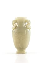 20th-century jade vase in Qianlong style