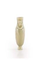 20th-century jade vase in Qianlong style