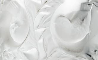 Lalique; Lalique 'Bagatelle' frosted and clear crystal vase, designed 1939