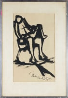 Zwelidumile Geelboi Mgxaji Mslaba 'Dumile' Feni; Seated Figure