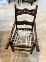 Cape country armchair with wavy top rail, 19th century