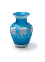 A Blue Cameo Vase