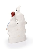 Pair of large Staffordshire Scottish Highlander couple, circa 19th century
