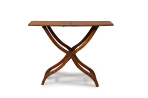 Mahogany folding occasional table, 19th century