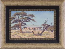 Jacob Hendrik Pierneef; The Pink House near Wilhelmstal