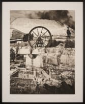 David Goldblatt; Old Mill Foundations, Tailing Wheel, and Sand Dump, Witwatersrand Deep Gold Mine, Germiston, August 1966