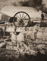 David Goldblatt; Old Mill Foundations, Tailing Wheel, and Sand Dump, Witwatersrand Deep Gold Mine, Germiston, August 1966