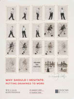 William Kentridge; Why Should I Hesitate: Putting Drawings to Work, Exhibition Poster