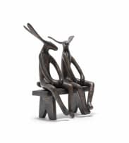 Guy du Toit; Two Seated Hares