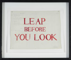 William Kentridge; Leap Before You Look