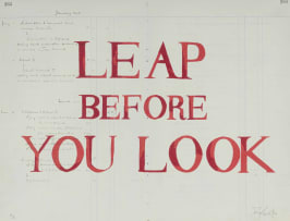 William Kentridge; Leap Before You Look