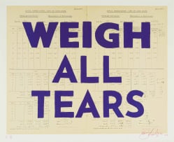 William Kentridge; Weigh All Tears