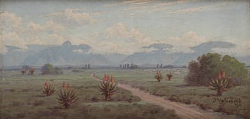 Jan Ernst Abraham Volschenk; Bright Morning on the Veld