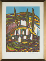 Cecil Skotnes; Village Churchyard, from In Memoriam Charles Eglington