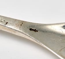 An assembled set of Dutch silver advocaatlepels, various makers, late 20th century