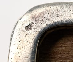 A silver box, stamped with a Dutch tax mark for foreign-made silver, of unascertained standard between .250 and .833, likely 20th century